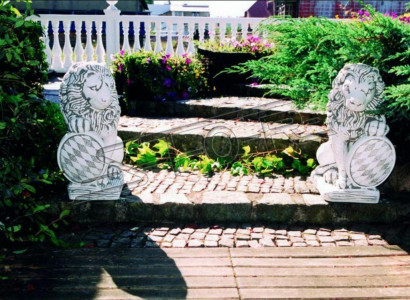 Garden decoration lion nature statue sculpture figures sculptures designer
